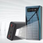Потужний Powerbank 4в1 60000mAh + 3 зарядні кабелі в комплекті